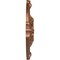 Ekena Millwork Hamilton Ceiling Medallion (Fits Canopies up to 3 3/4"), 17 3/8"OD x 1 3/4"P, Polished Copper CM17HAPOS - alternate 4